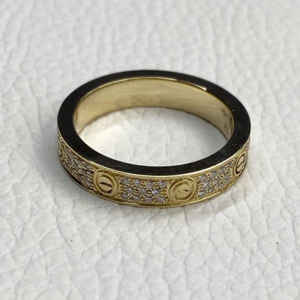 Cheap Price Cartier Love Small Paved Diamonds Ring B4083300