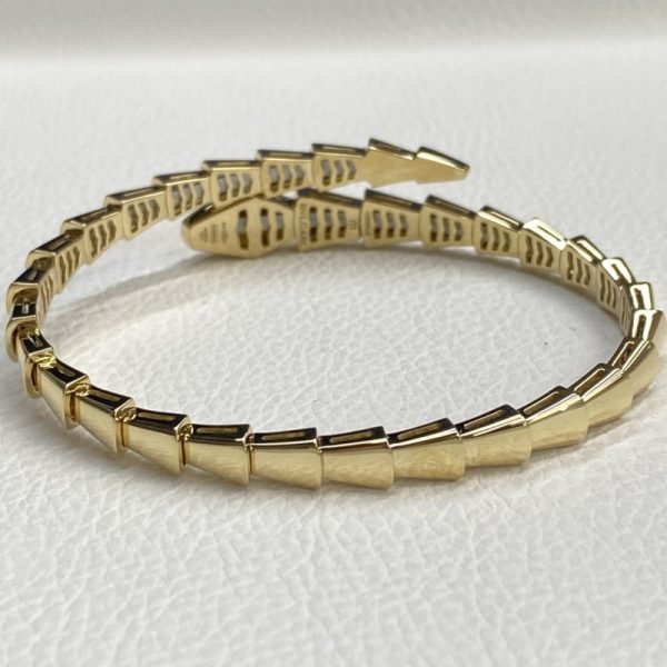 Hot Sale Bvlgari Serpenti One Coil Solid 18KGold Bracelet
