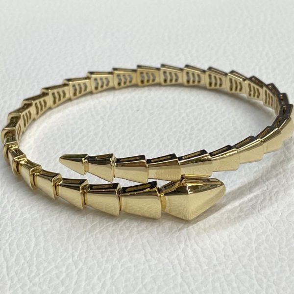 Hot Sale Bvlgari Serpenti One Coil Solid 18KGold Bracelet