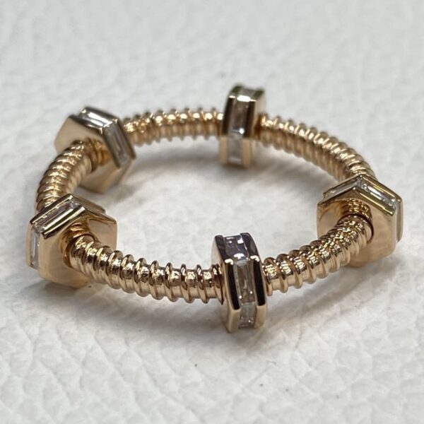 Ecrou De Cartier 18K Rose Gold Diamond Ring N4764900