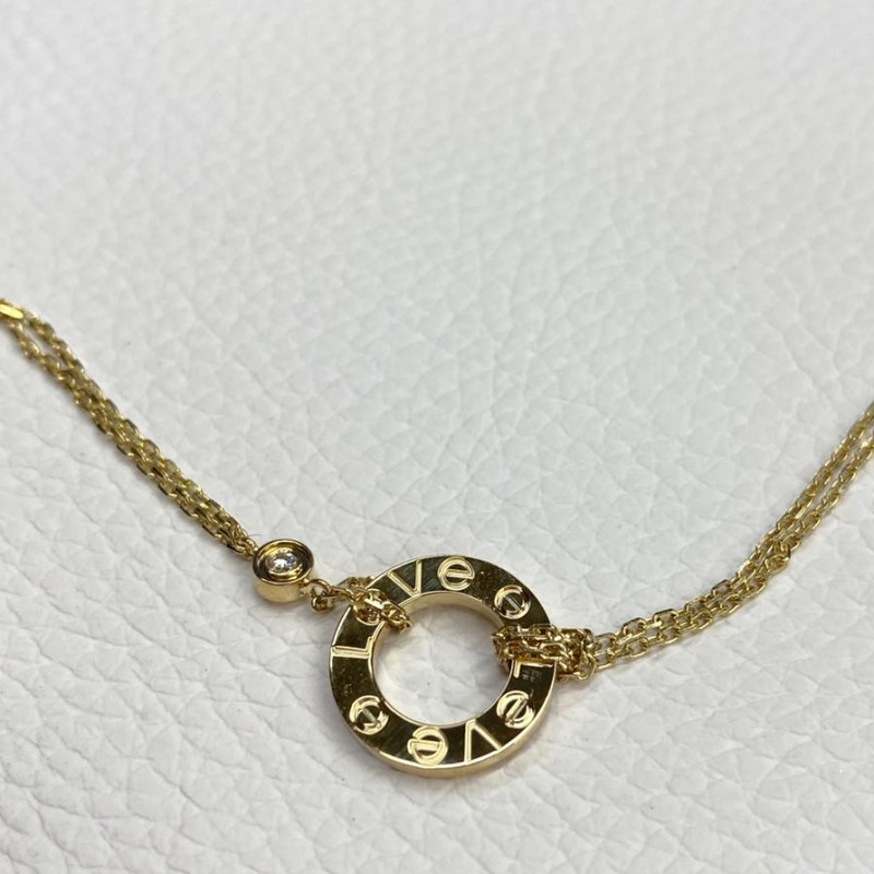 Copy Cartier 18K Love 2 Diamonds Pendant Copy Cartier 18K Love 2 Diamonds Pendant