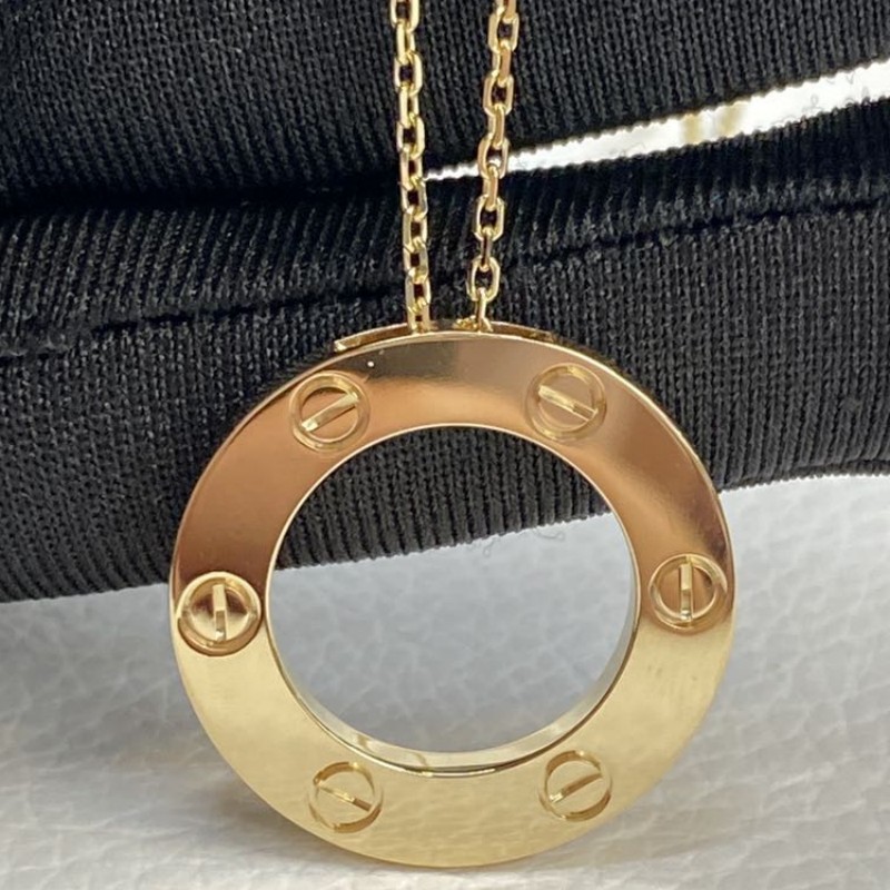 Factoy Price Cartier 18K Yellow Gold Love Pendant Necklace Factoy Price Cartier 18K Yellow Gold Love Pendant Necklace